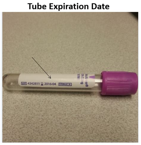 vacuum sealed test tube|vacutainer tube expiration date.